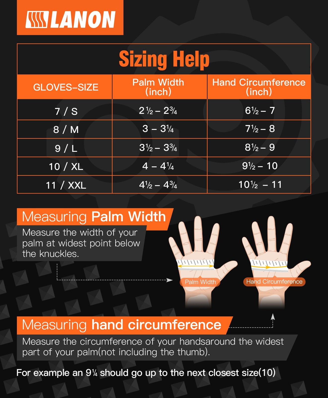 LANON 8mil Orange Disposable Nitrile Gloves, Mechanic, Heavy Duty, Food Safe,…