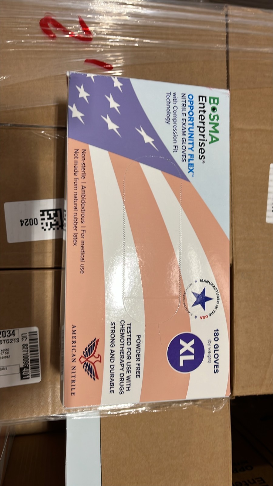 Bosma Enterprises Opportunity Flex™ Nitrile Exam Gloves XL, 180 Count PER BOX