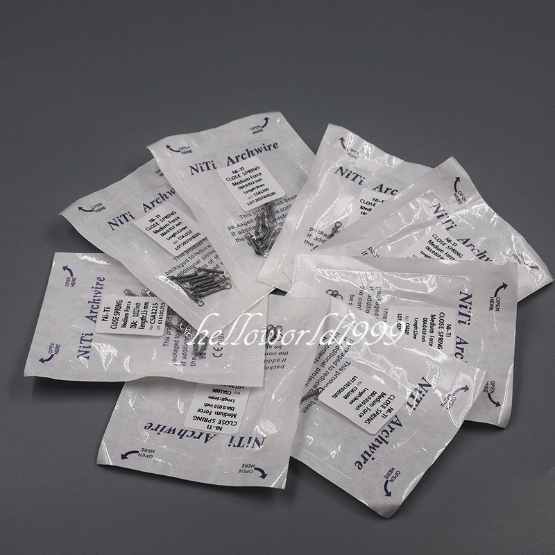 0.012″/0.010″ Dental Orthodontic NiTi Closed Coil Spring Implants 6 9 12 15mm FU