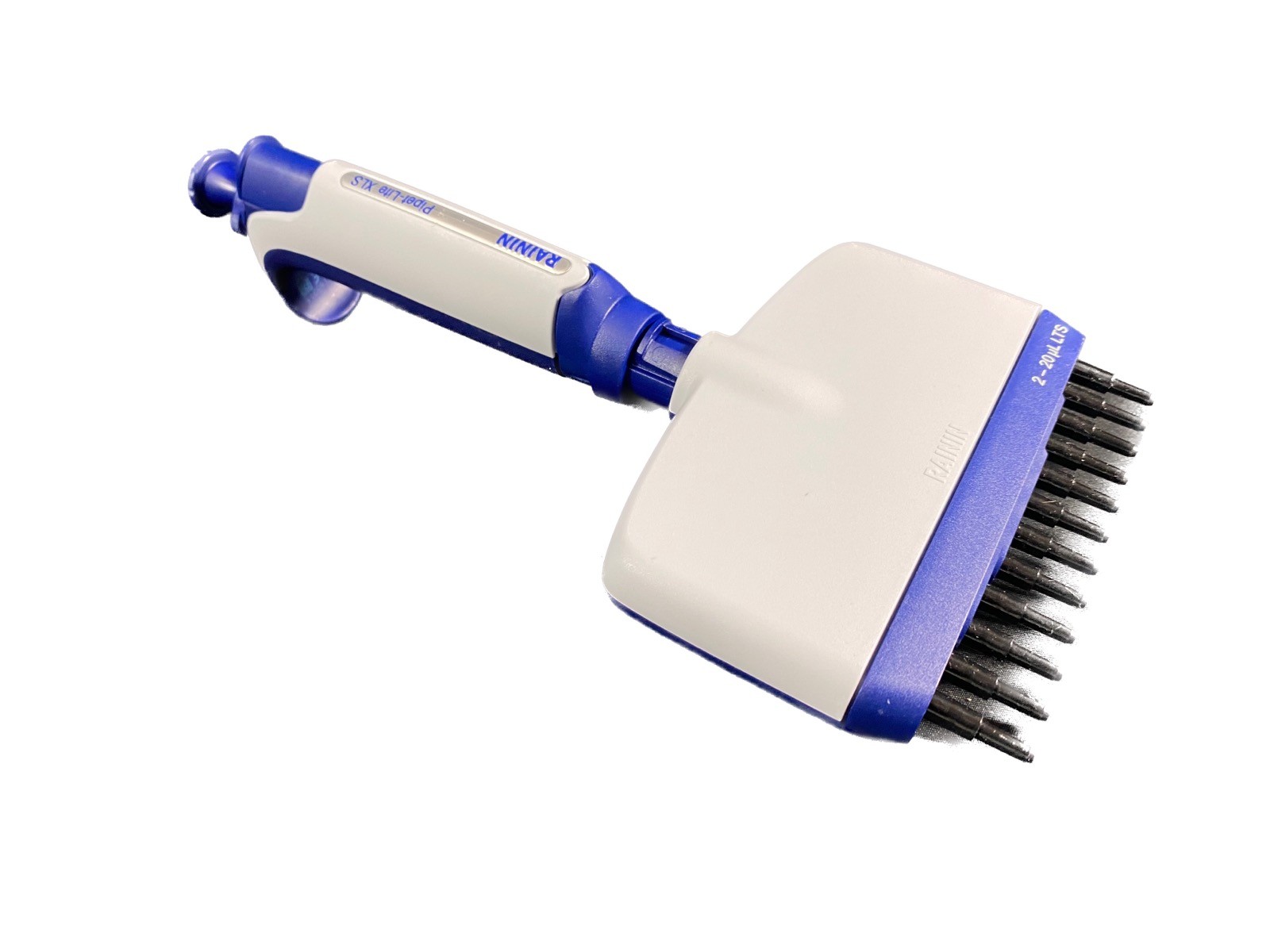 RAININ Pipet-Lite L-20 XLS 2-20uL LTS Multi Adjustable 12-Channel Pipette