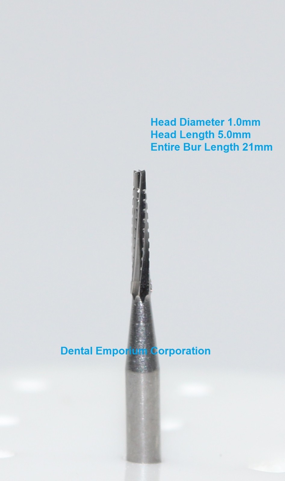 Dental Carbide Burs FG #700L Tapered Fissure Crosscut High Speed HP 10 per pack