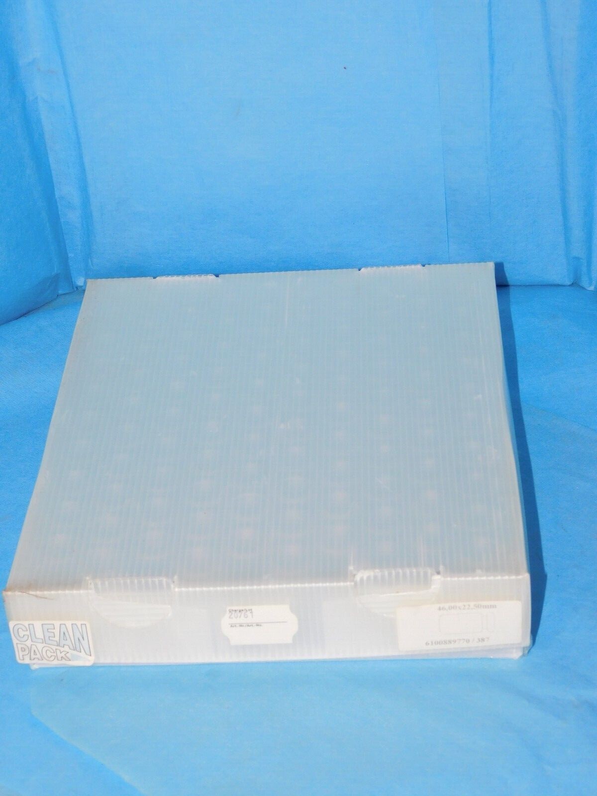 CLEAN PACK 46,00 X 22,50MM 6100889770 / 387 VIALS QTY 90 NEW SEALED PACKAGE