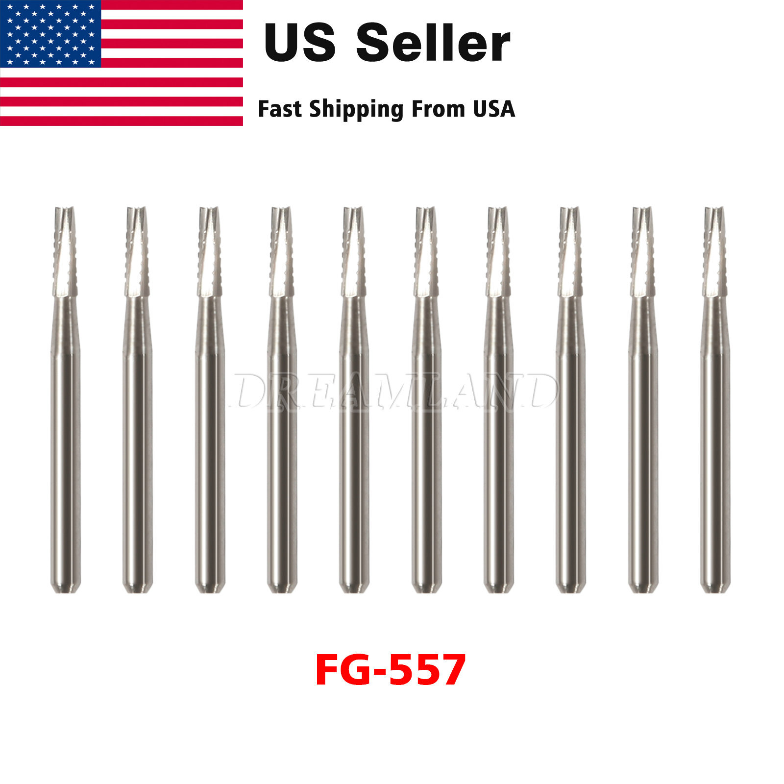 Dental Tungsten Carbide Burs Trimming & Finishing &Polishing FG Round High Speed