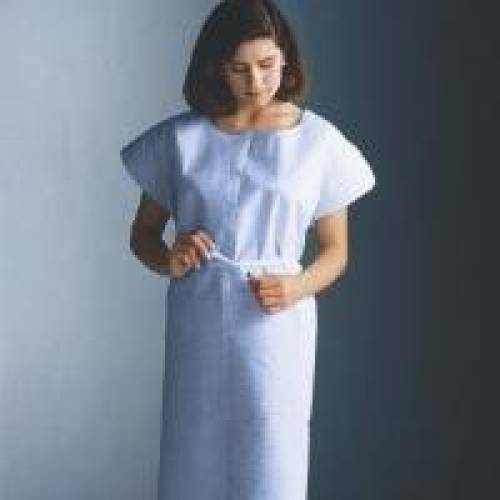 *50-Pieces* Graham Medical 30″ x 42″ Exam Gown Tissue-Heavyweight Blue 70226N