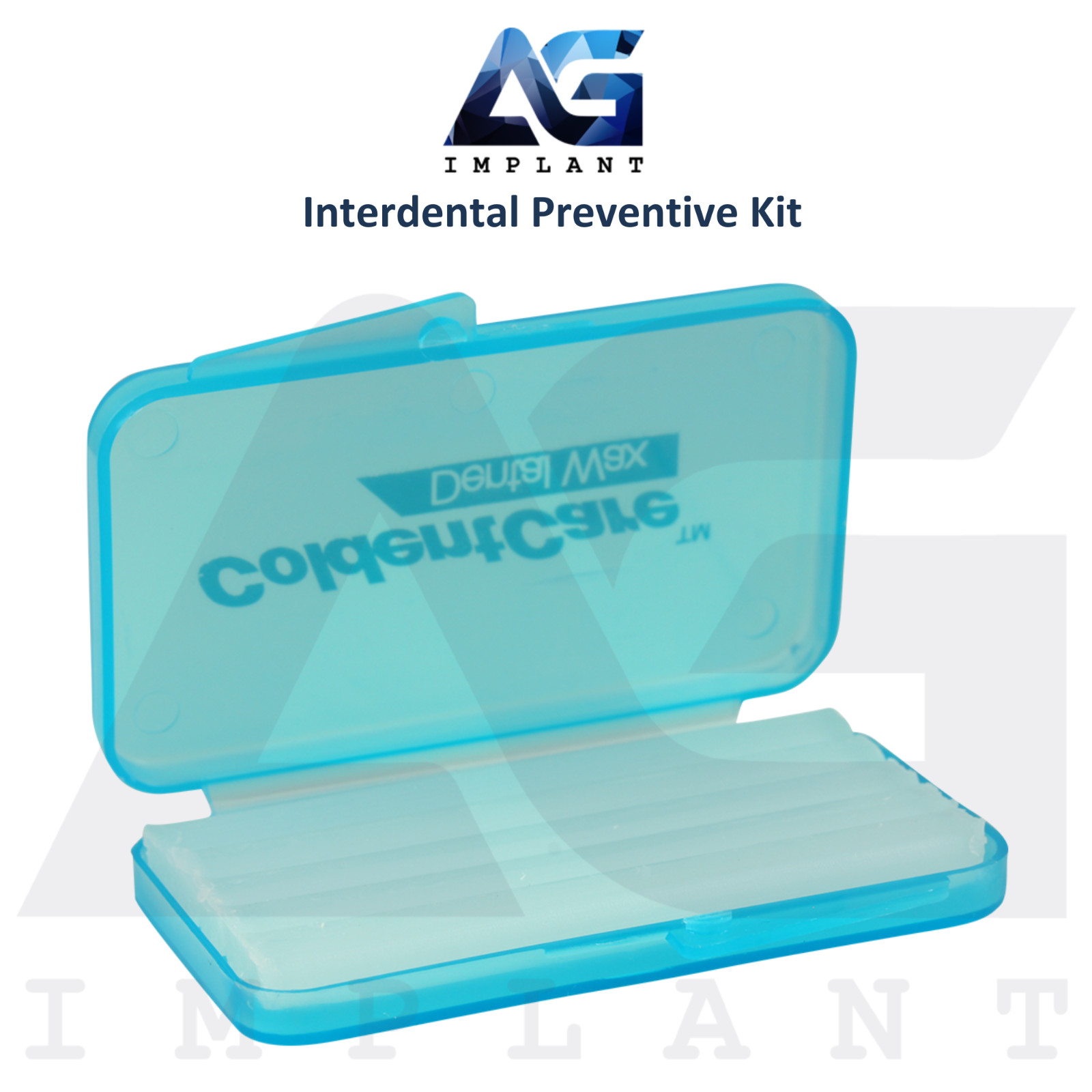 Ortho Interdental Preventive Kit Brushes Floss Multipurpose Case Dental Wax