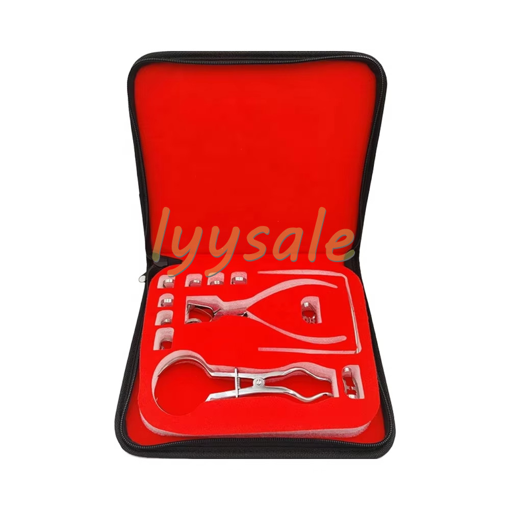 Rubber Dam Setup Dental Clamp Kit Seamless Isolation Treatment Set