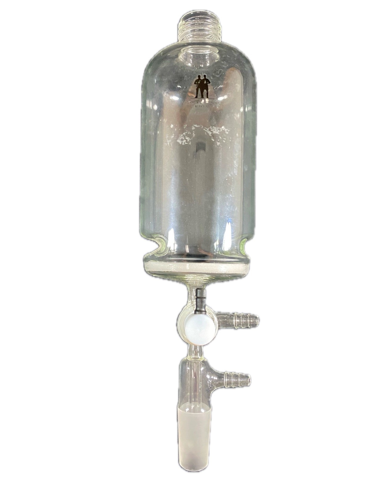 A&C Glass 600mL Solid Phase Peptide Synthesis Vessel PTFE Stopcock GL-32 24/40