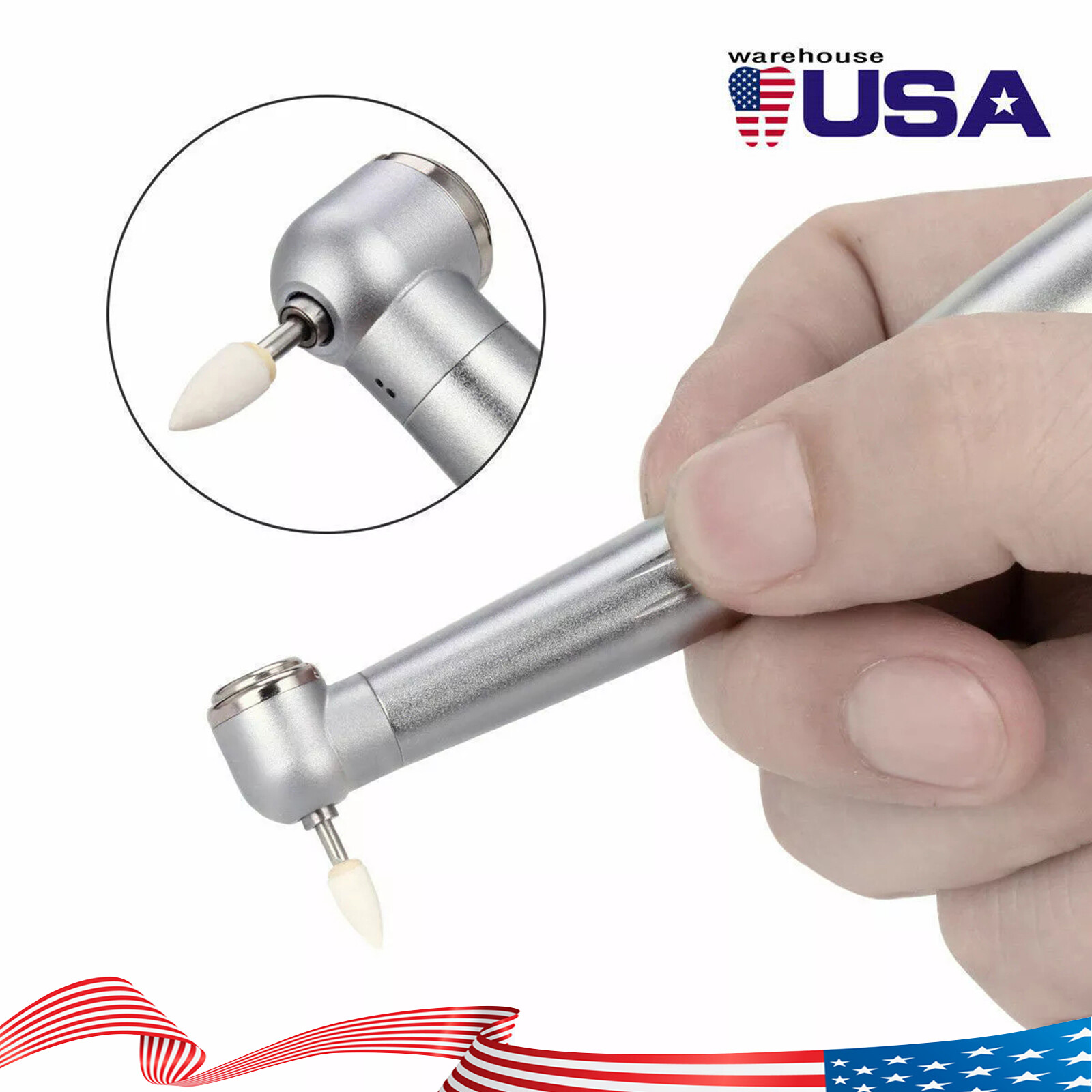 Dental White Stones Polishing FG burs Flame Cone shape Arkansas Stone 12pc/Box