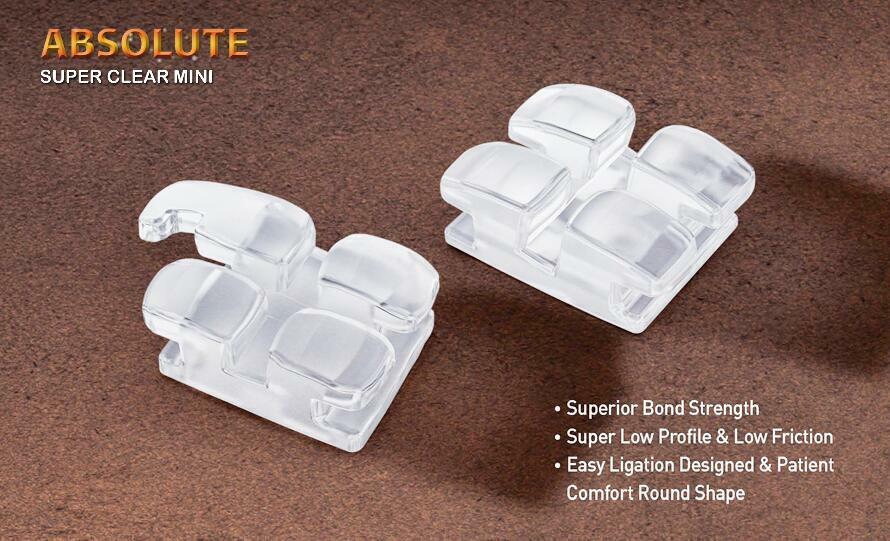STAR ABSOLUTE Dental Orthodontic Sapphire Ceramic Brackets Braces Roth MBT 022