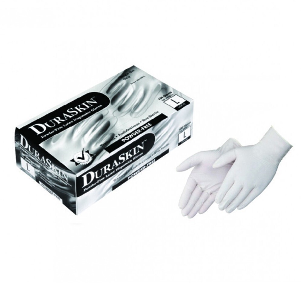 Gloves 100 Box Latex (Nitrile Free – Powder Free) 3.5 Mil Thickness Sizes (S-XL)