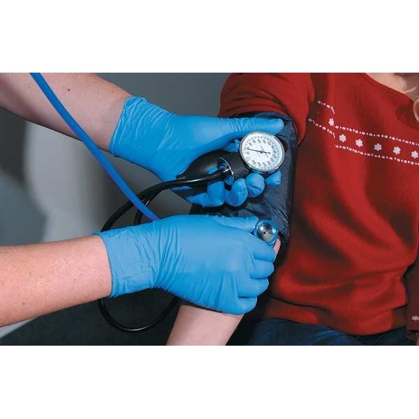 Ansell Sec-375-L Microflex Supreno, Nitrile Exam Gloves, 5.5 Mil Palm,