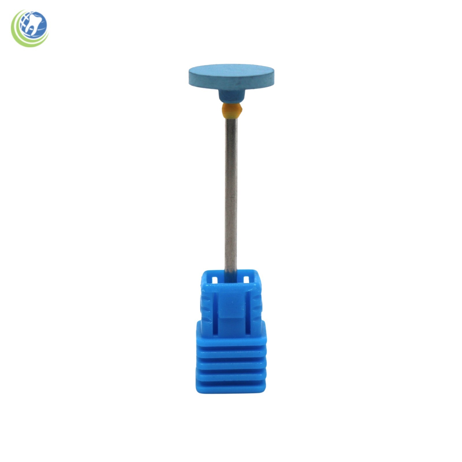 Dental Lab Diamond Impregnated Rubber Mounted Polishing Wheel Porcelain & Metals
