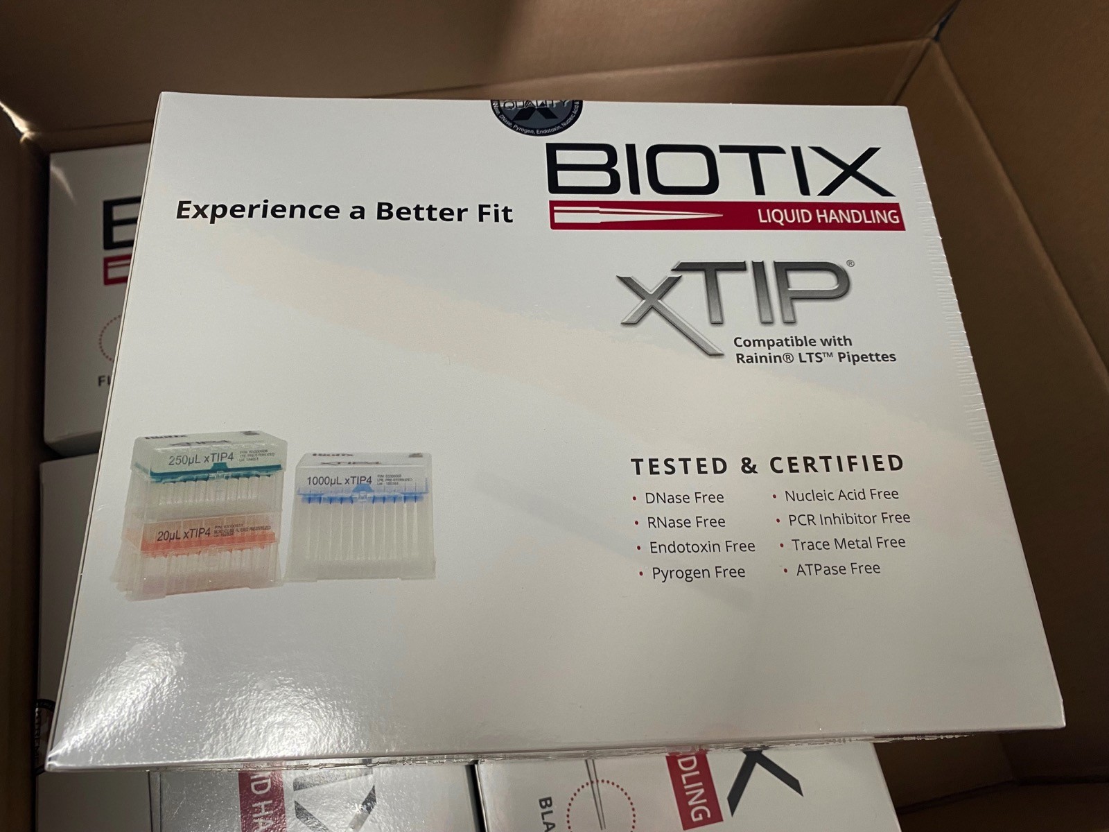 BIOTIX 1000uL xTIP Filtered Sterile LTS Comp Pipette Tips 63300003 (3072/Cs)