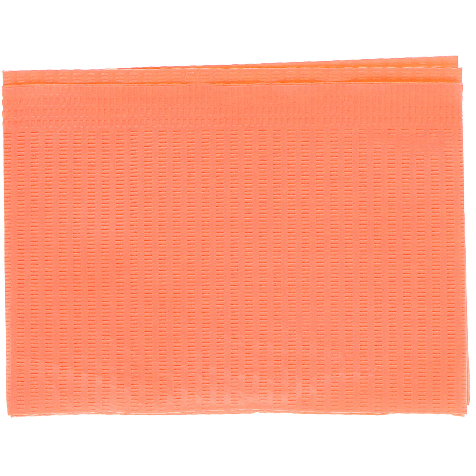 House Brand Dentistry 109237 HSB Dental Patient Bibs 3+1 Ply 13″X18″ Peach 500Pk