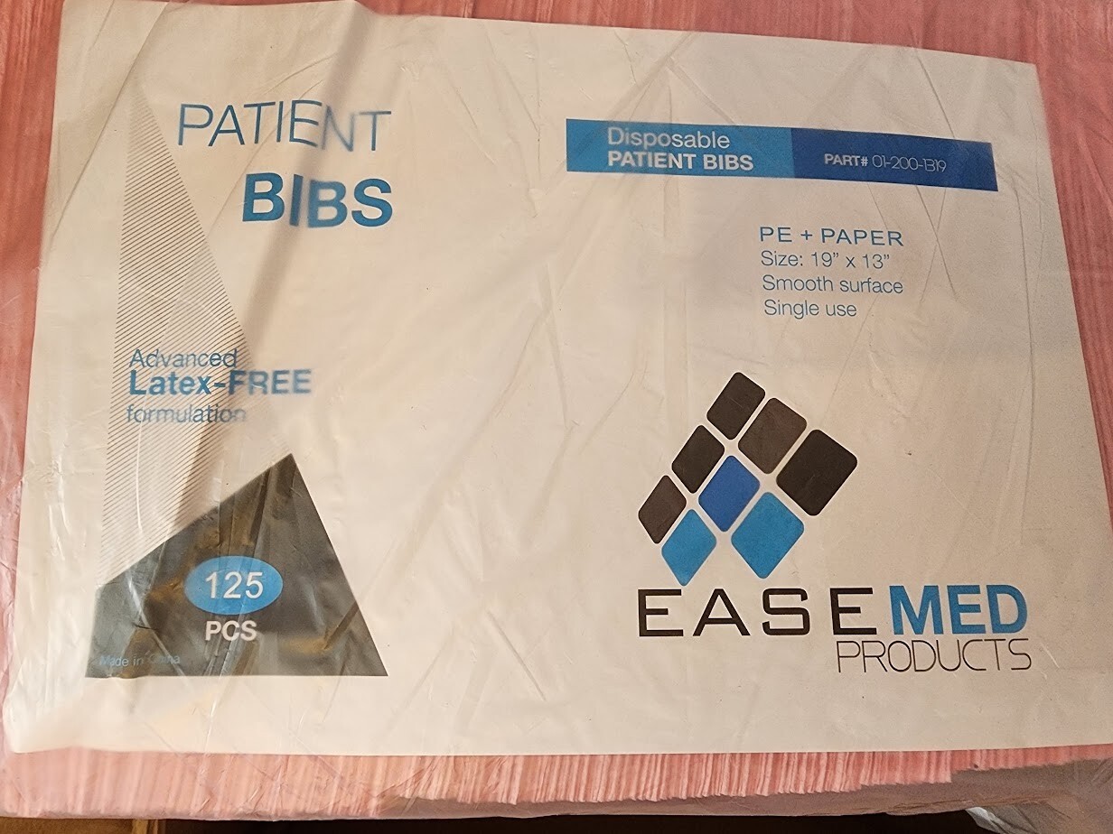 125 Disposable (2+1) Ply Patient Bibs Towels 19×13 for TATTOO DENTAL MEDICAL