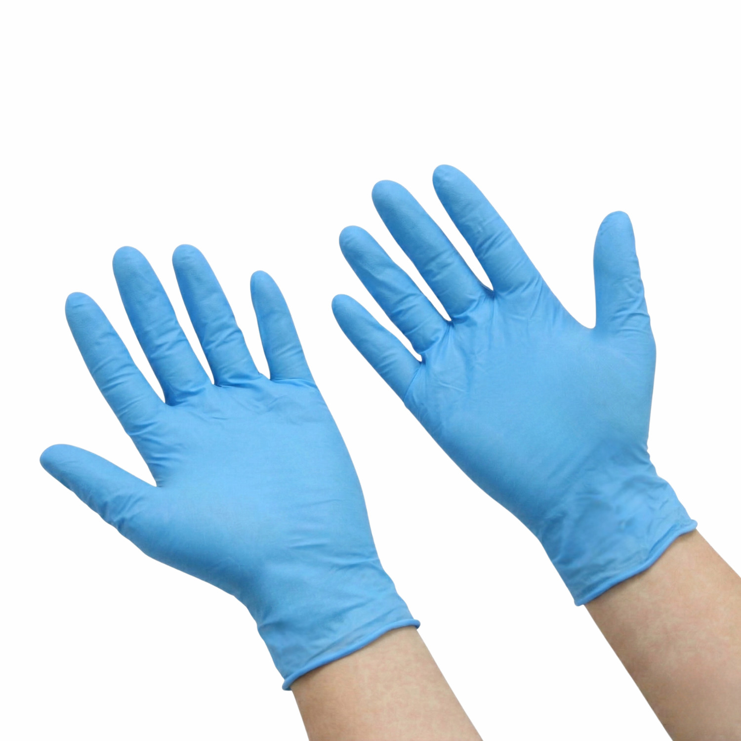 1000 Blue Nitrile Powder-Free Disposable Gloves X-Large 5 MIL Finger-Textured
