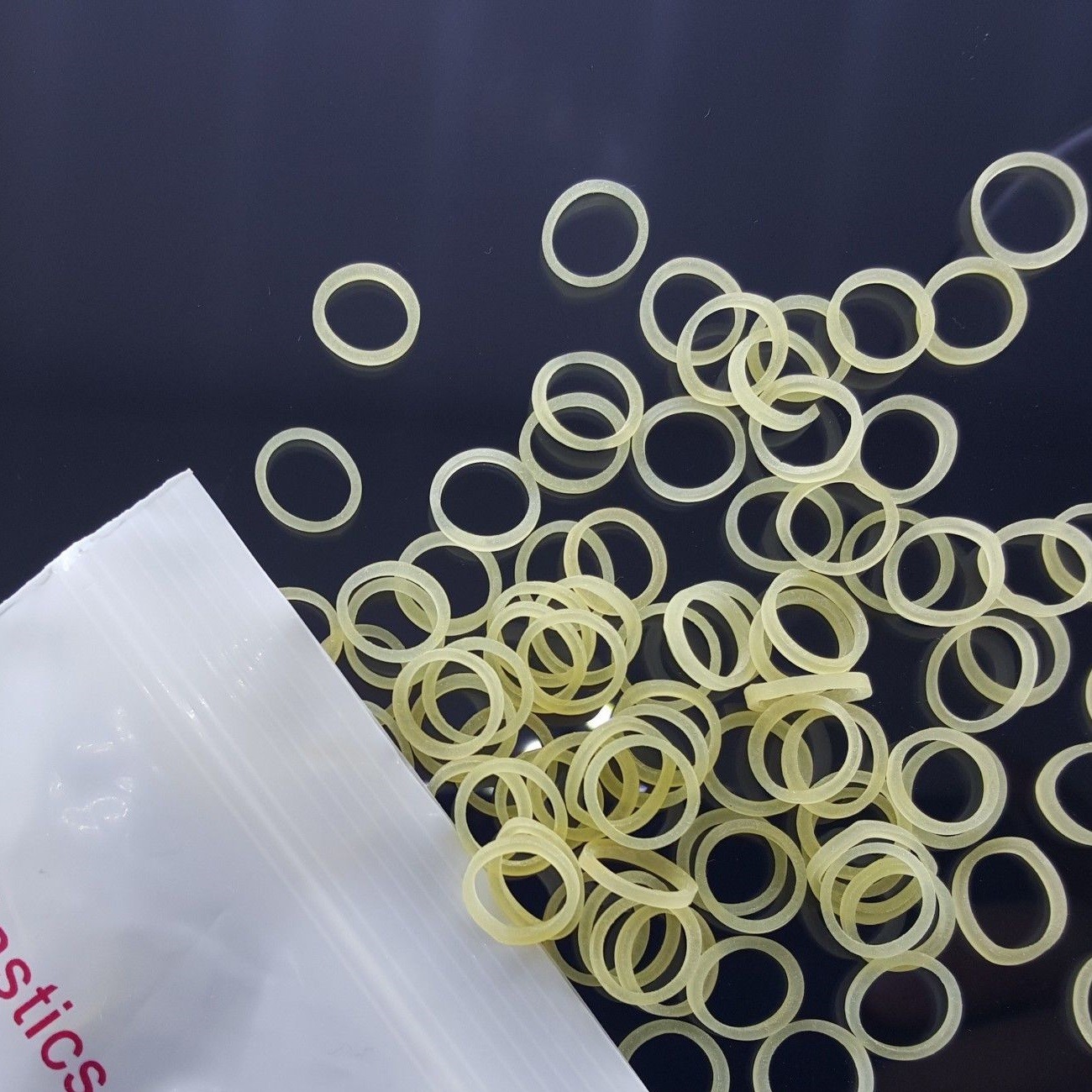 1000-Pack Orthodontic Rubber Band Braces Stretch Elastic Mouth Teeth 6.5oz 3/16