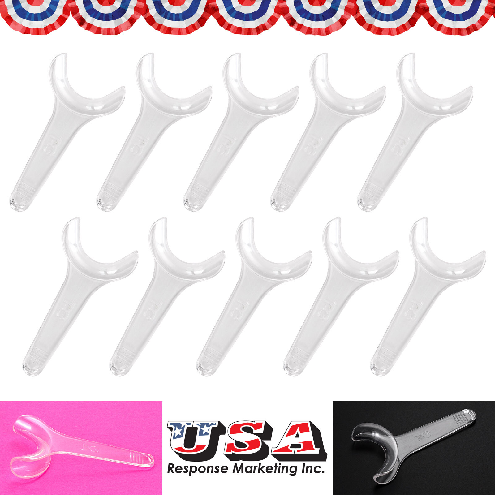 10Pcs Dental Ortho Lip Cheek Retractor Mouth Opener Expander T-shape for Child