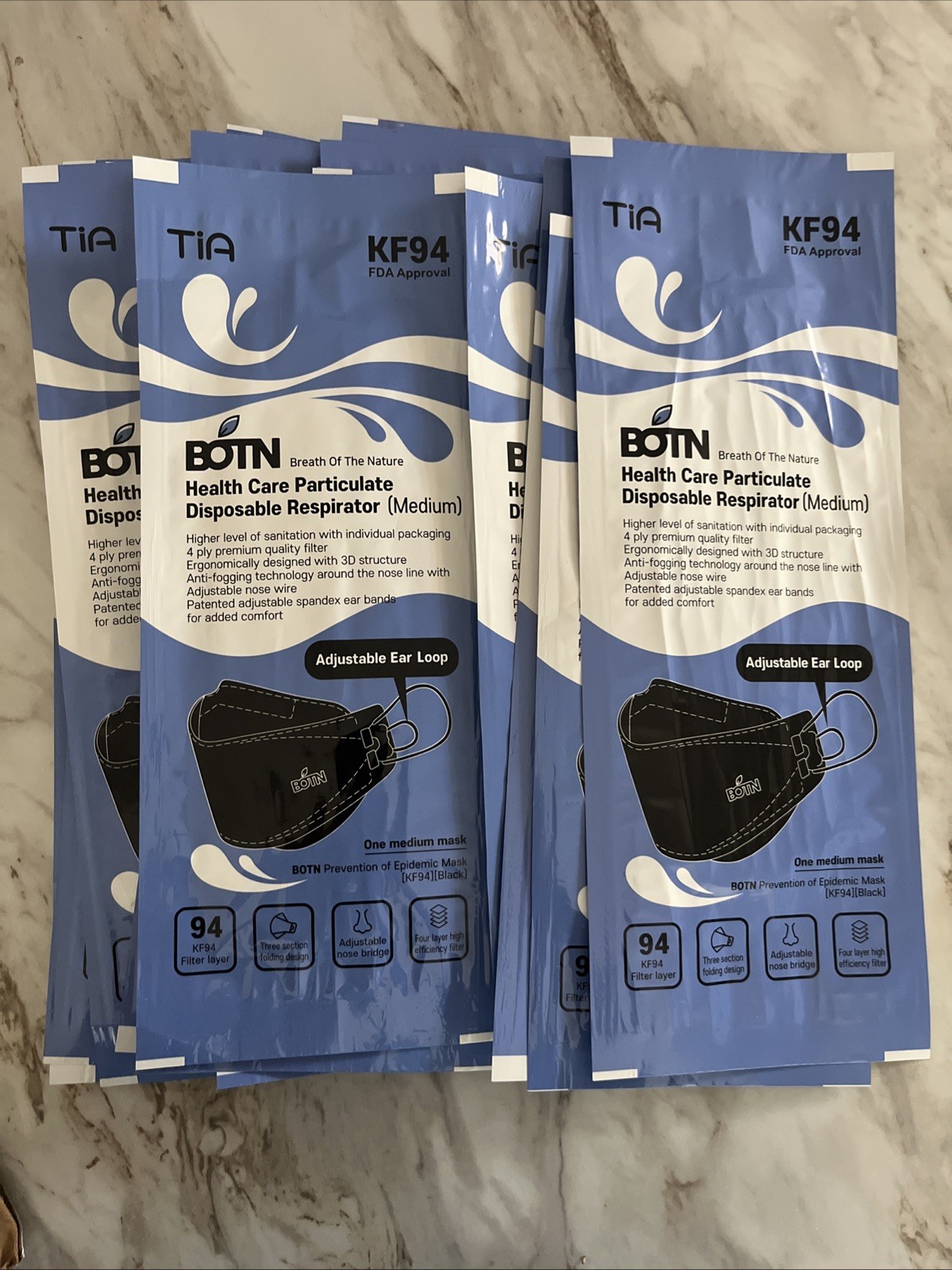 16 Particulate Disposable Respirators (Medium) KF94