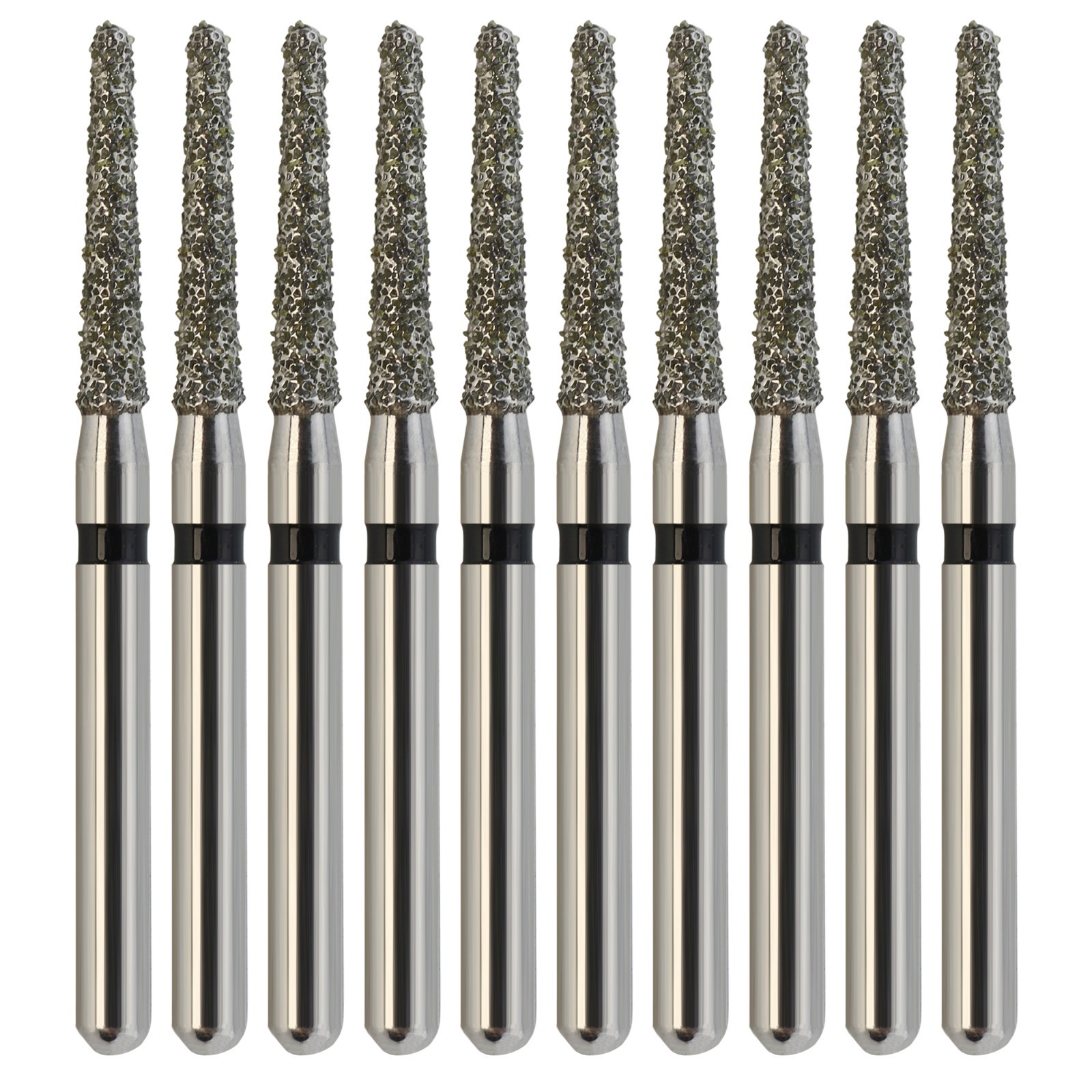 Dental Diamond Burs Round End Taper Chamfer 856/014SC Super Coarse Friction Grip