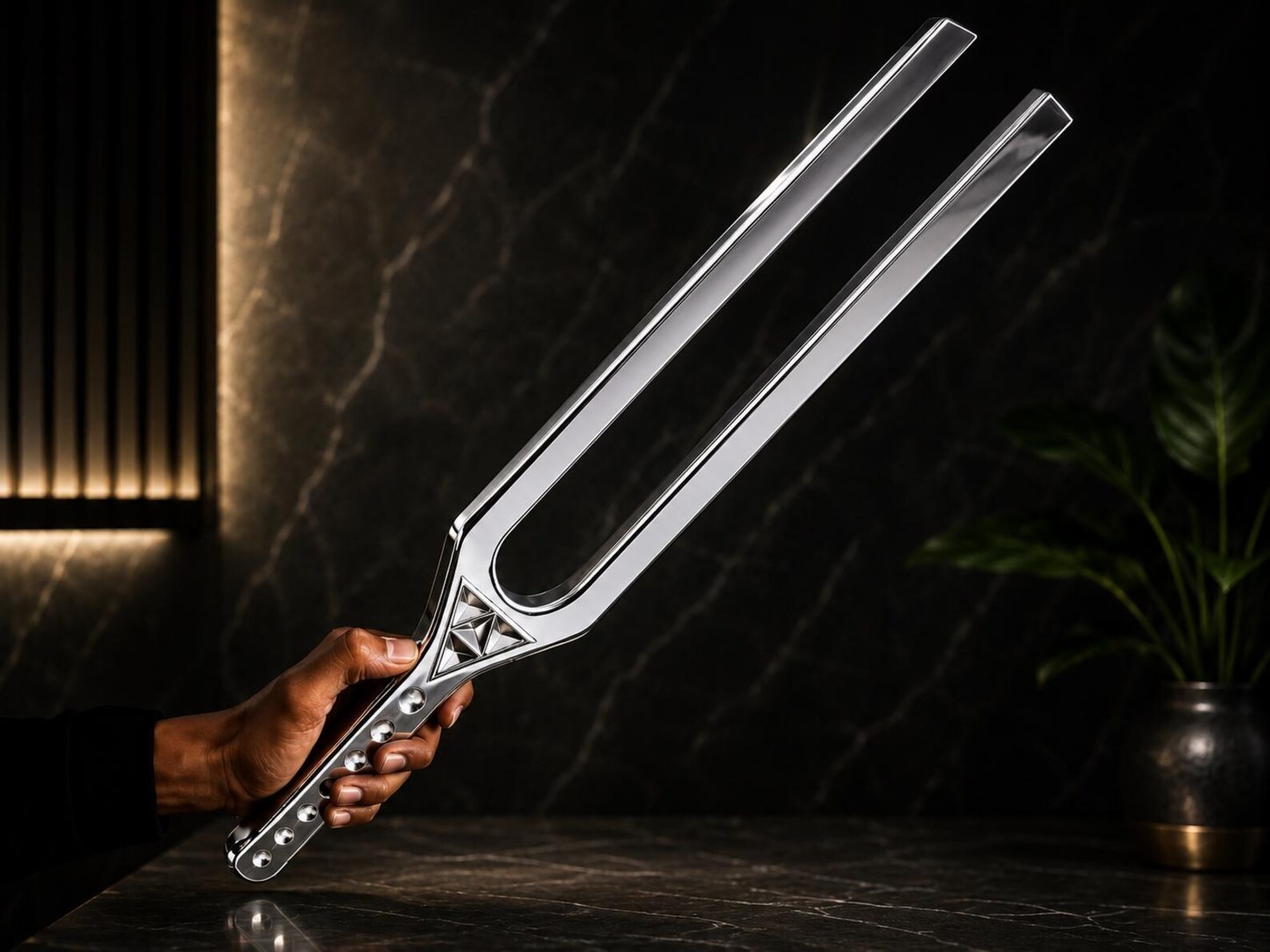 444Hz Tuning Fork Sound Healing Tool – Transformation, Positive Change & Energy