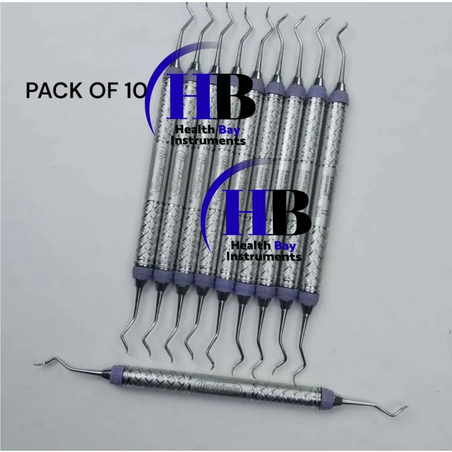 Hu-Friedy S204S9E2 EverEdge 2.0 Double End Sickle Scaler #9 Set of 10