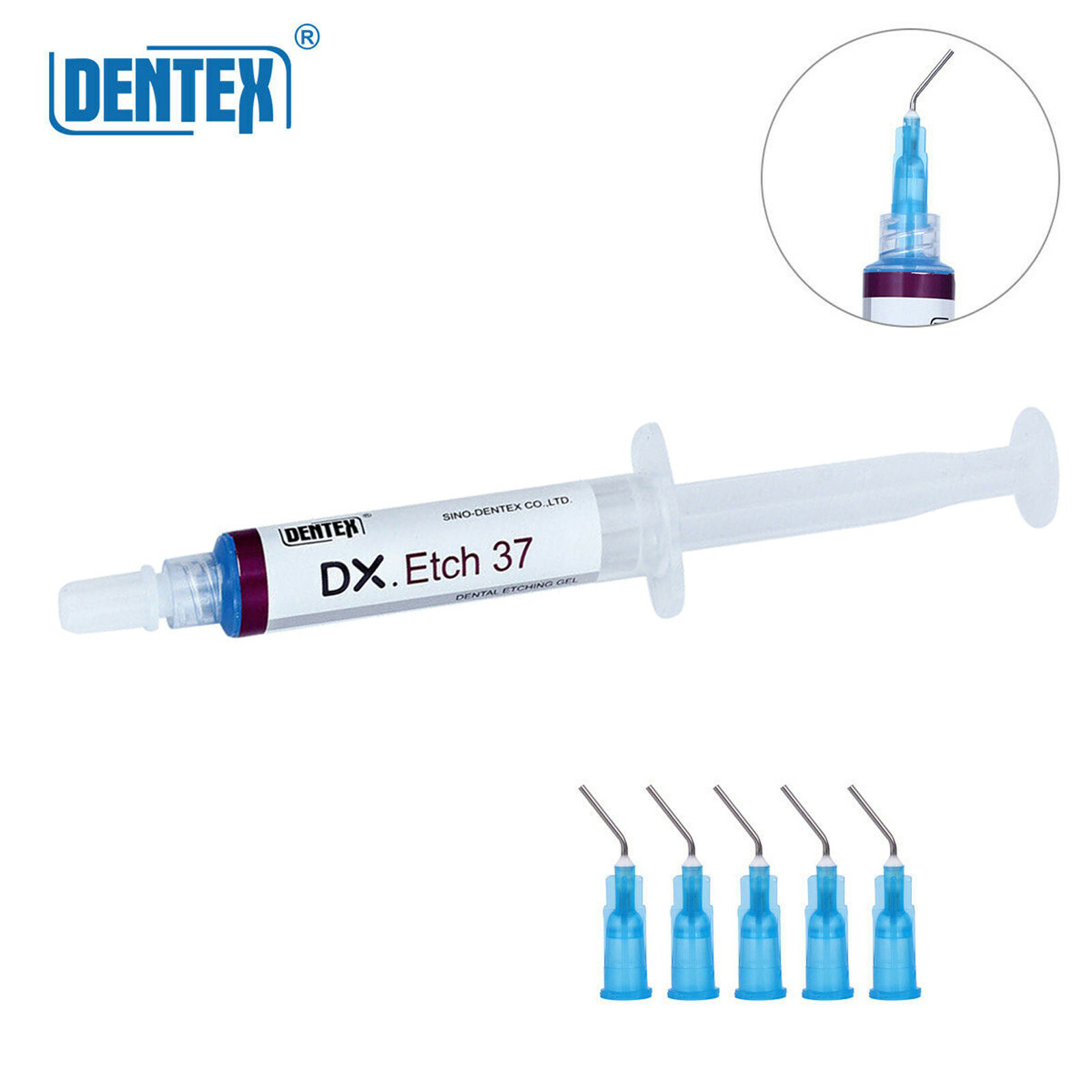Incisione dentale dell’acido 37% Silica Blue Gel per adesivo & resina DENTEX