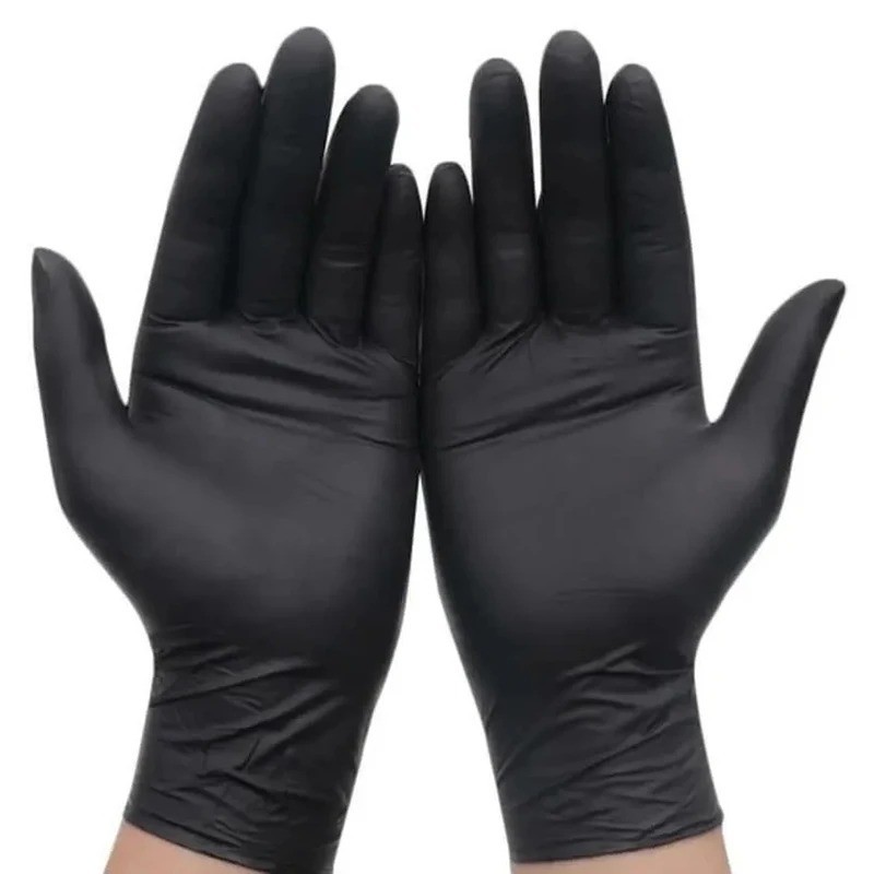 Black Nitrile Gloves Disposable Latex Free Powder Free 20/50/100PCS
