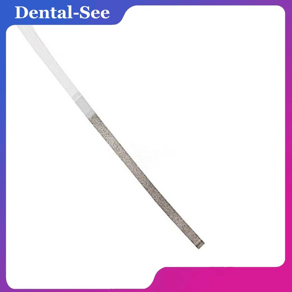 Dental Composite Polishing Strips 4mm Polyester Fine/Coarse Grit One-Side