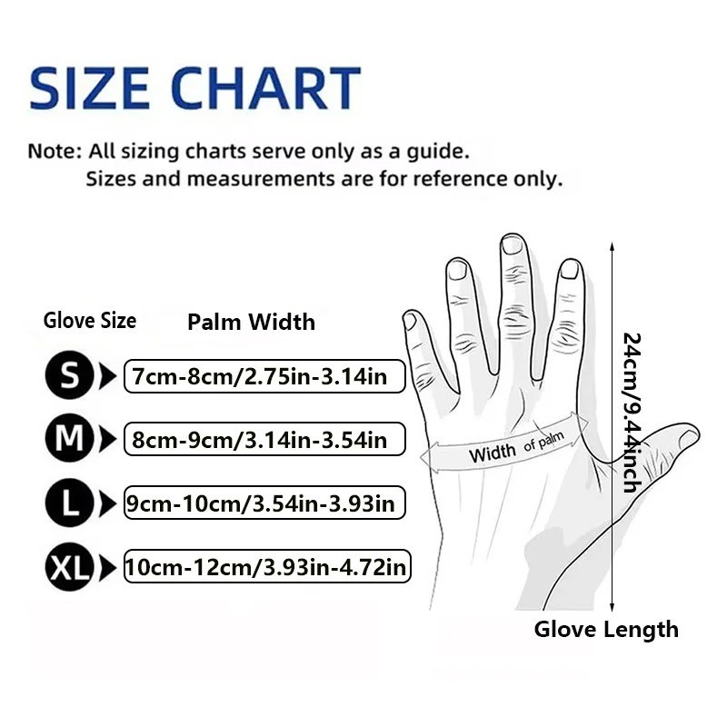 Black Nitrile Gloves Disposable Latex Free Powder Free 20/50/100PCS