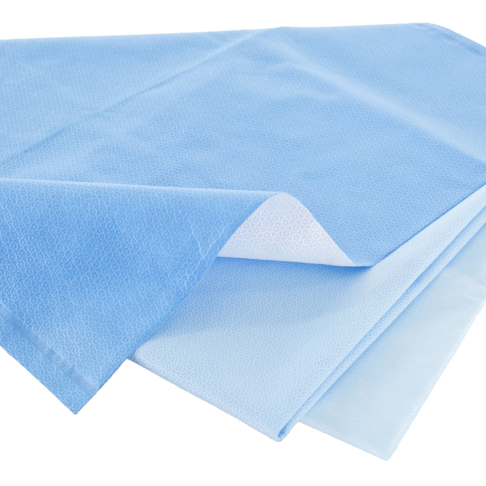 QUICK CHECK* H600 Sterilization Wrap Dual Layer White Blue 54 X 54 Inch 48 Ct