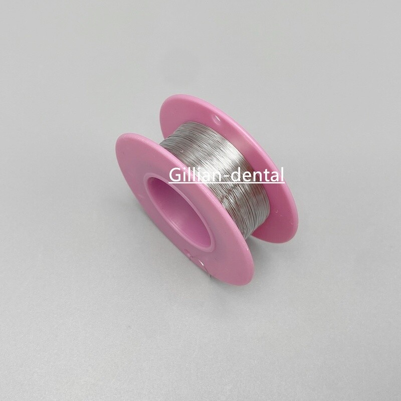 Dental Orthodontic Metal Ligature Wires 0.1-0.3mm Round Spool Line Rolls S.S