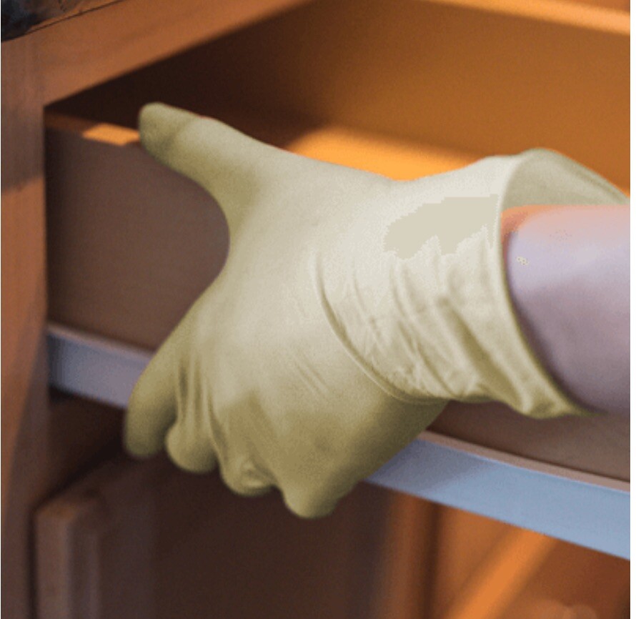 Gloveworks Ivory Latex PF Ind Gloves – 6 mil – Case of 1000
