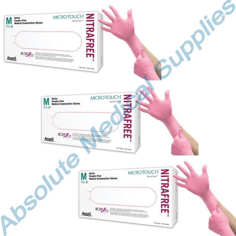 *300-Gloves* Micro-Touch Nitra-Free Powder-Free Nitrile Medium 6034512