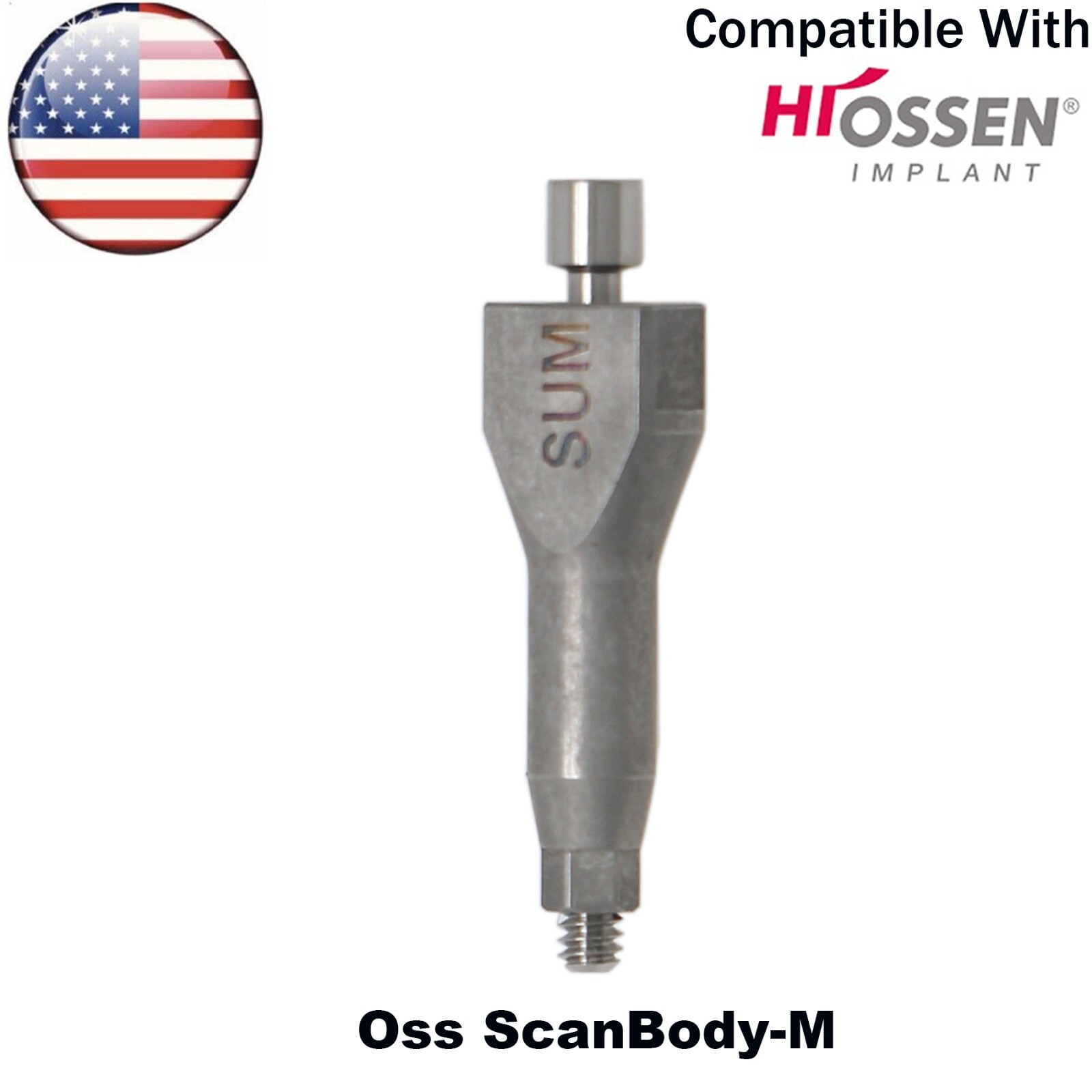US Oss Dental Mini/Regular Implant Scan Body Analog CAD/CAM fits Hiossen Osstem