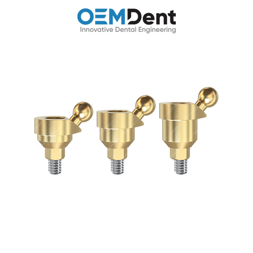 Angulated 30° Ball Attachment – MIS Seven® Int Hex 2.42mm Compatible