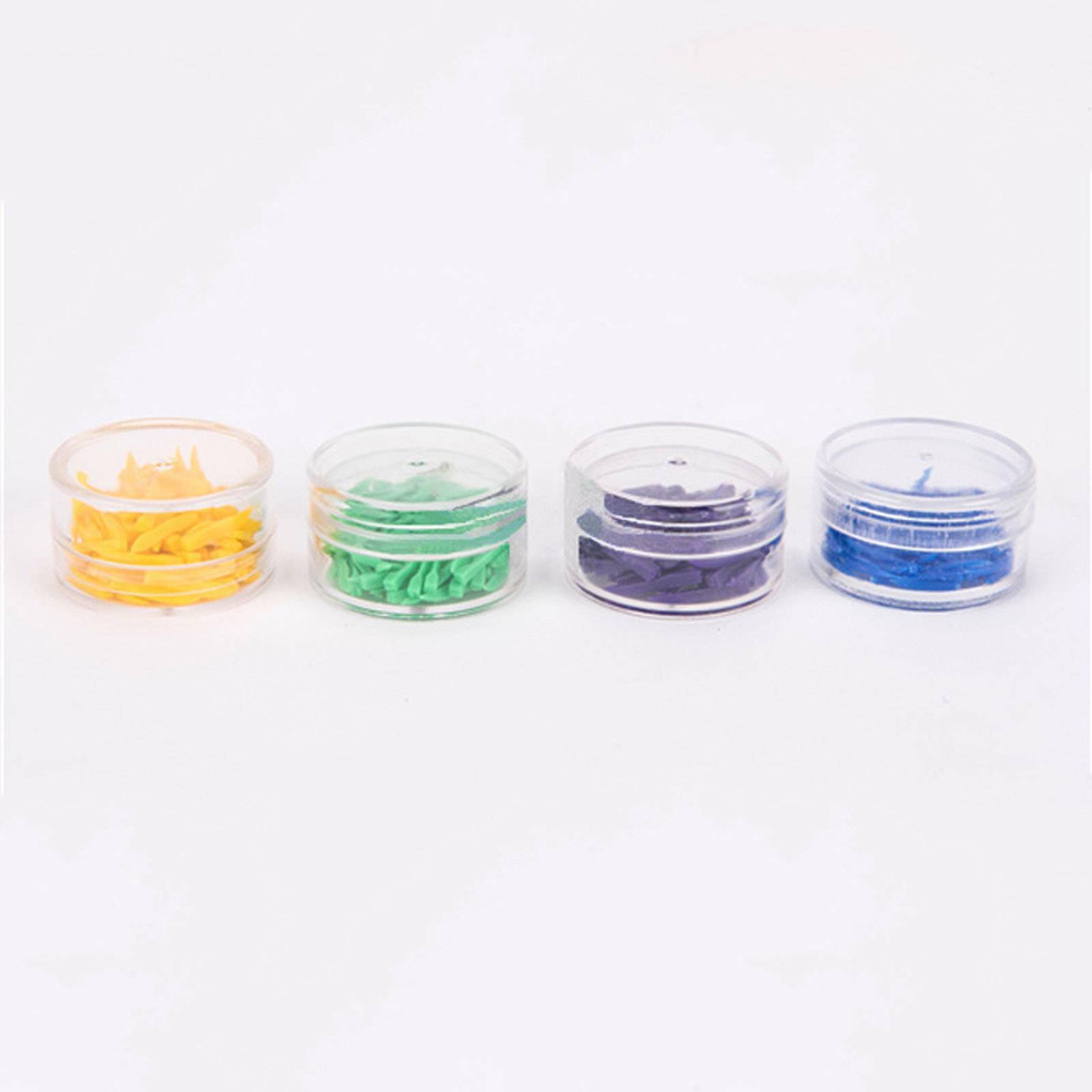 100-2000Pcs Dental Plastic Wedges Tooth Gap Diastema Wedge 4 Colors S/M/L/XL USA