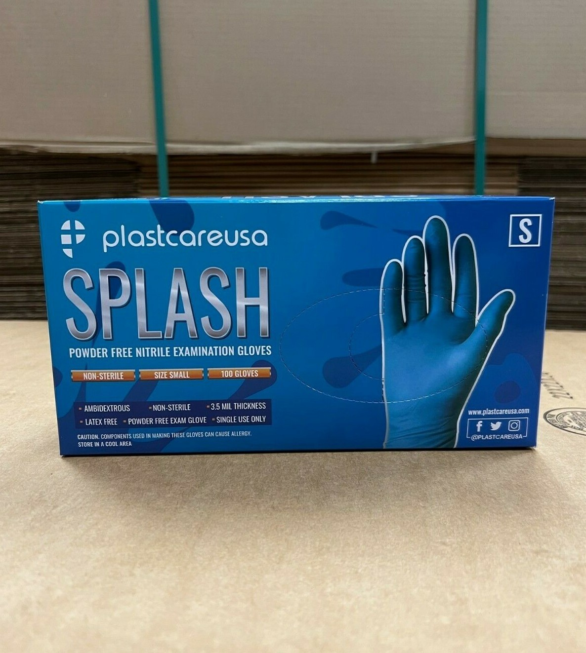 2000 Large Blue Nitrile Premium Exam Medical Gloves (Latex & Powder Free)