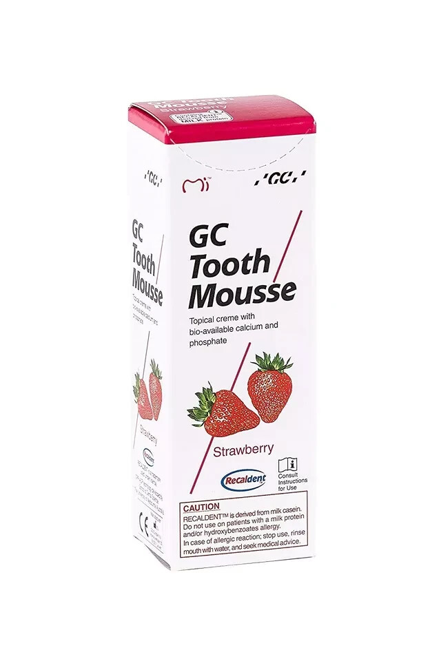 GC Tooth Mousse Plus topical tooth crème strengthen Tooth Surface Tube of 40gm