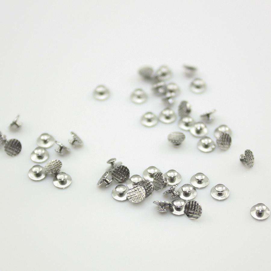 50 PCS New Dental Orthodontic Lingual Buttons Bondable Round Base Monoblock