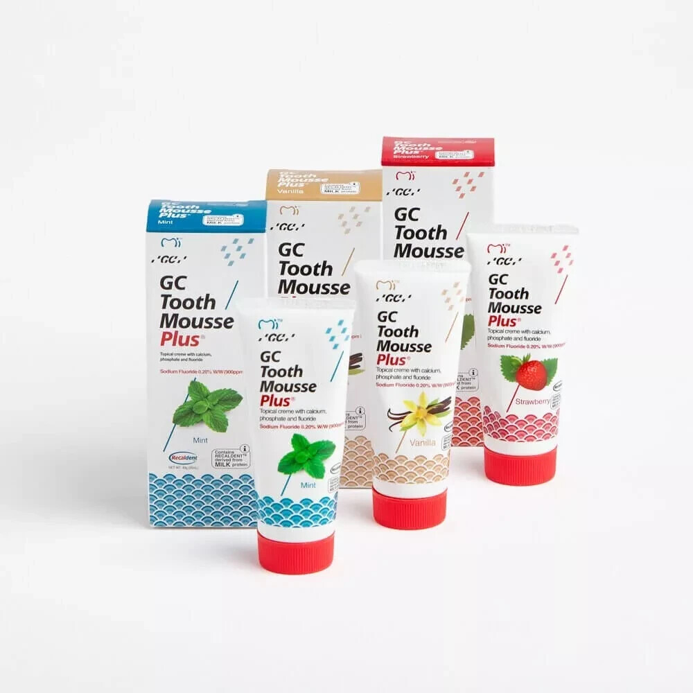 GC Tooth Mousse Plus topical tooth crème strengthen Tooth Surface Tube of 40gm