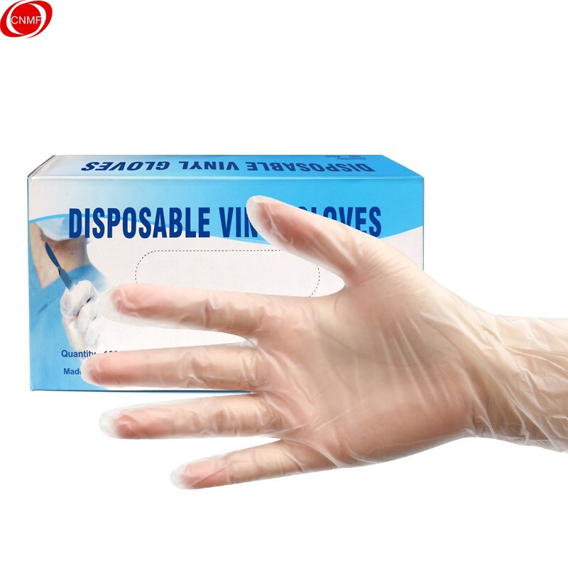 Factory Whole price Disposable transparent PVC gloves (100 PCS per box) 10 boxes