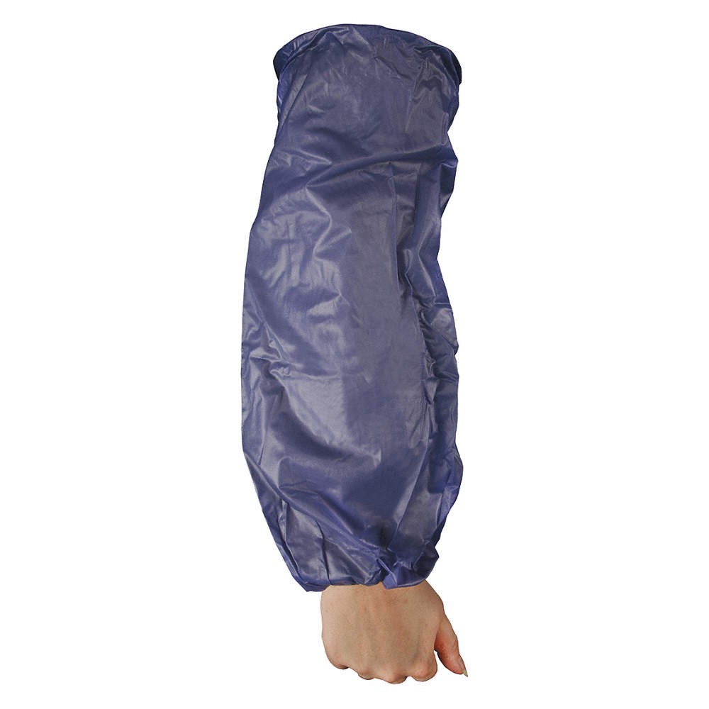 MCR SAFETY S063E4 Disposable Sleeve,Blue,18″,PK12 26H489