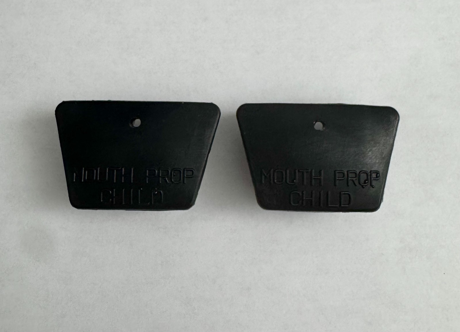 Dental Tattoo Silicone Mouth Prop Bite Blocks Medium Child Only (2 props) Black