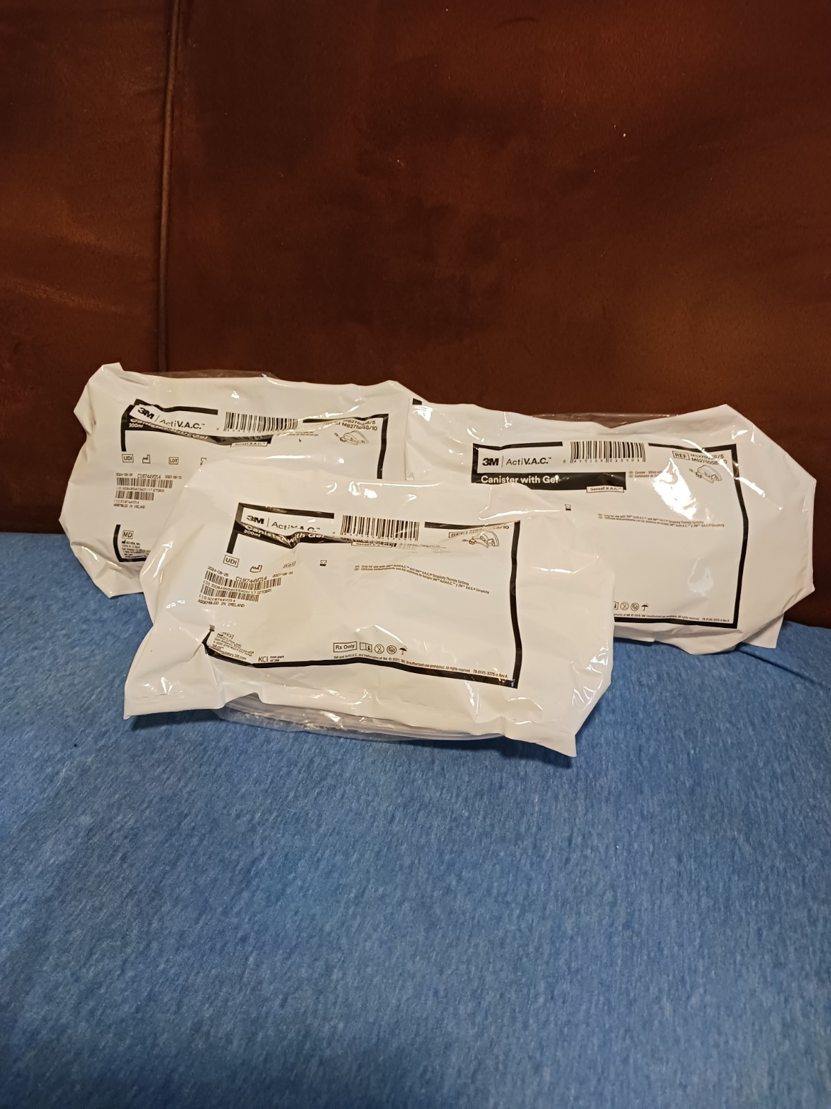 KCI Therapy System Canister w/ Gel 300ml MPN M8275058/5 Lot of 3 Canisters