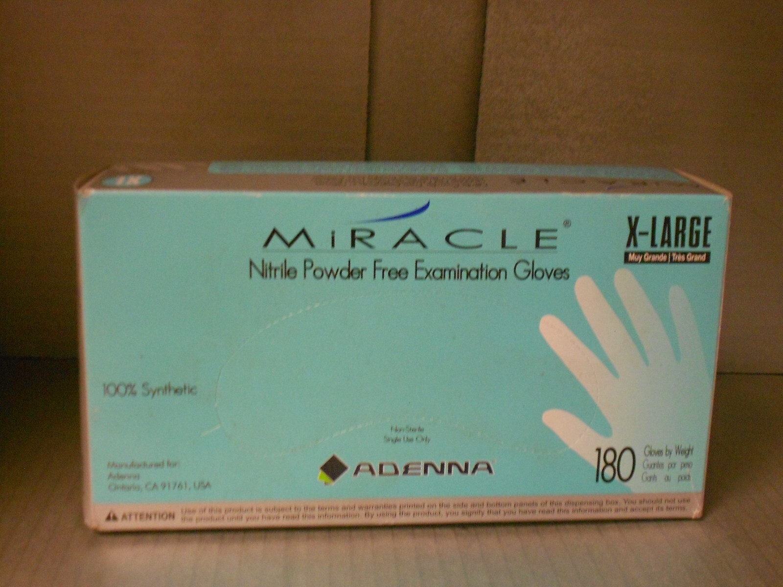 Adenna Miracle PF nitrile Exam gloves 200 CT BOX
