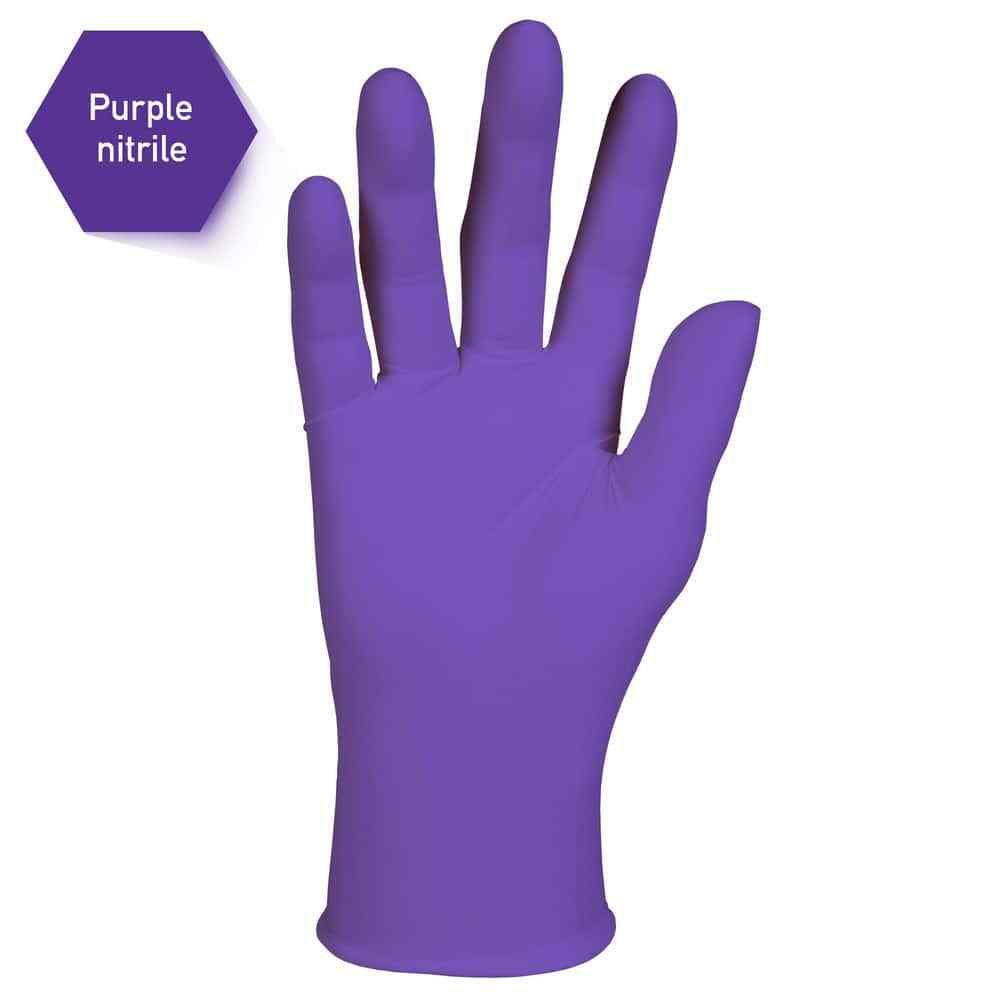100 Pack Kimtech 55082 Disposable Gloves, Size Medium, 6 mil, Nitrile