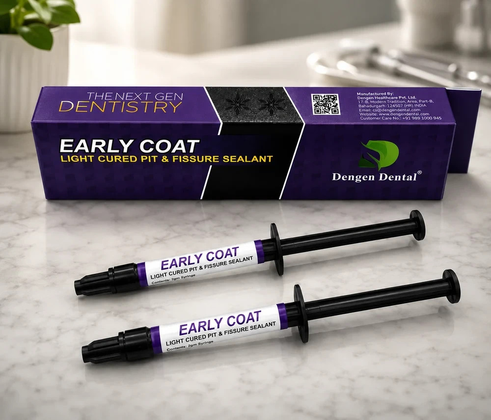 Dengen Dental Early Coat Light Cured Pit & Fissure Sealant 2*2gm
