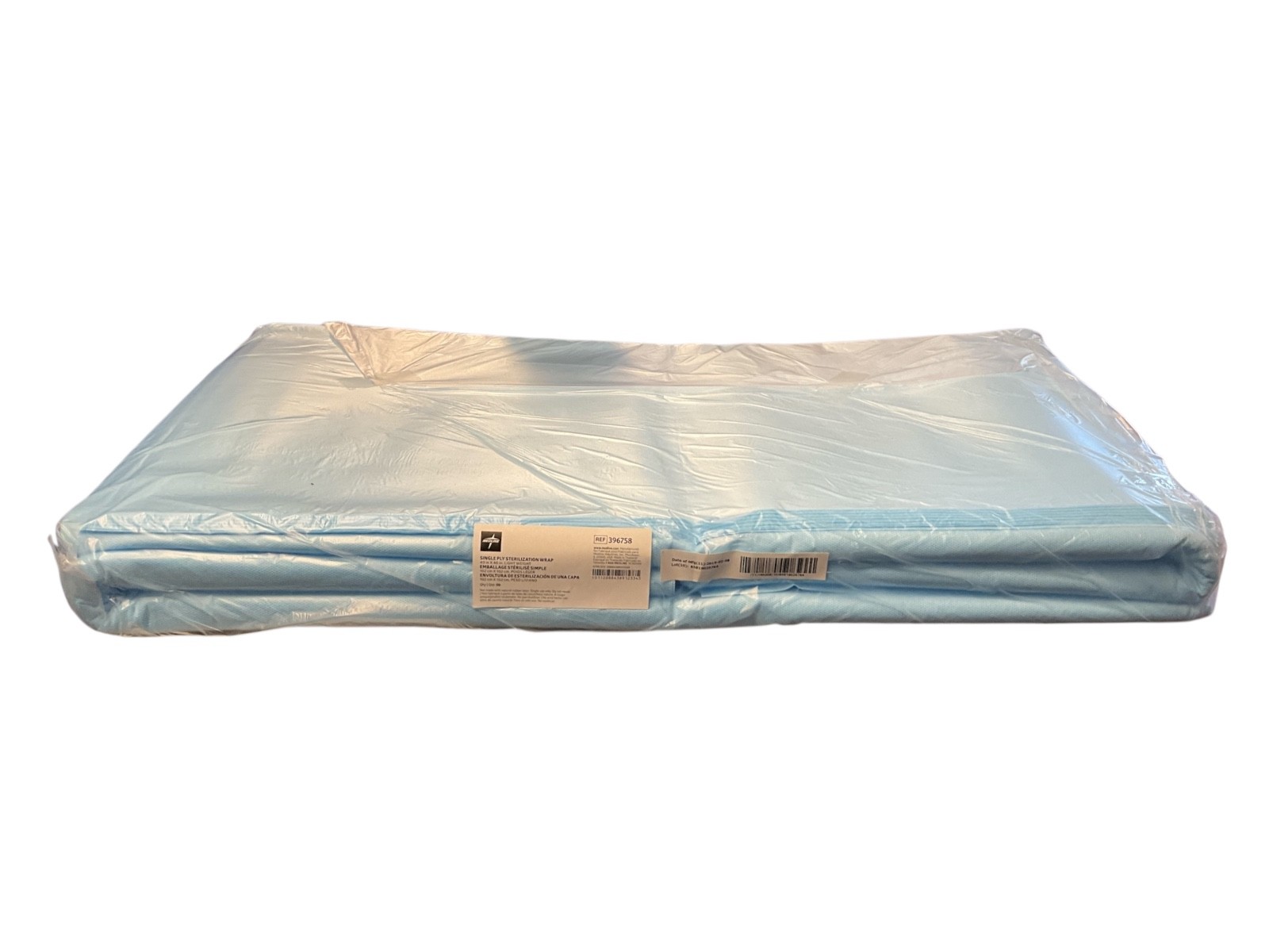 Medline Gemini Sterilization Wrap 40” x 40” Single Ply Lightweight REF 396758