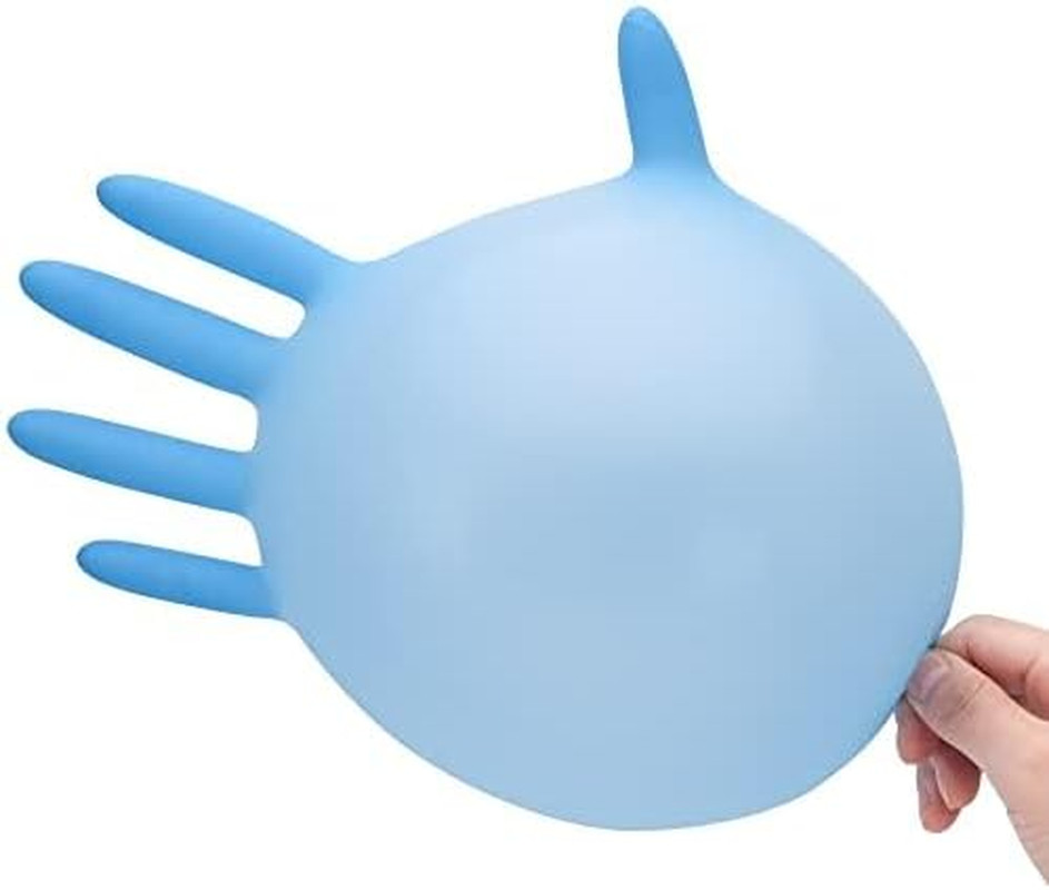 Swiftgrip Disposable Nitrile Exam Gloves, Blue, Latex Free, Medical Gloves for C